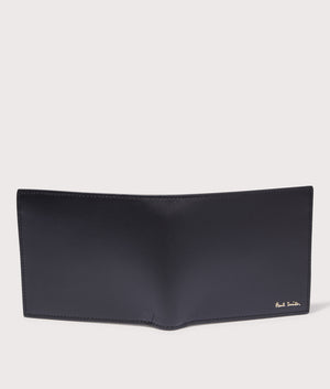 Wallet Billfold in Black. Leather | PS Paul Smith | EQVVS | Back shot 