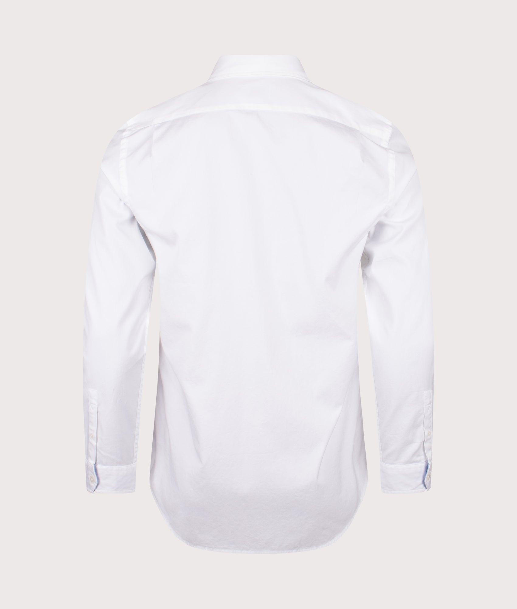 Slim Fit Zebra Shirt in White | 100% Organic Cotton | PS Paul Smith | EQVVS | Back shot 