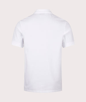 Zebra Polo Shirt in White | 100% Cotton | PS Paul Smith | EQVVS | Back shot 