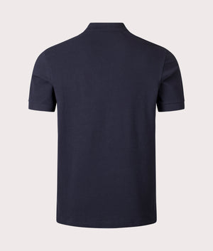 Zebra Polo Shirt in Dark Navy | 100% Organic Cotton | PS Paul Smith | EQVVS | Back shot 