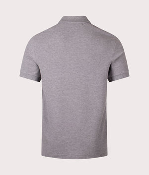 Zebra Polo Shirt in Melange Grey | 100% Cotton | PS Paul Smith | EQVVS | Back shot 