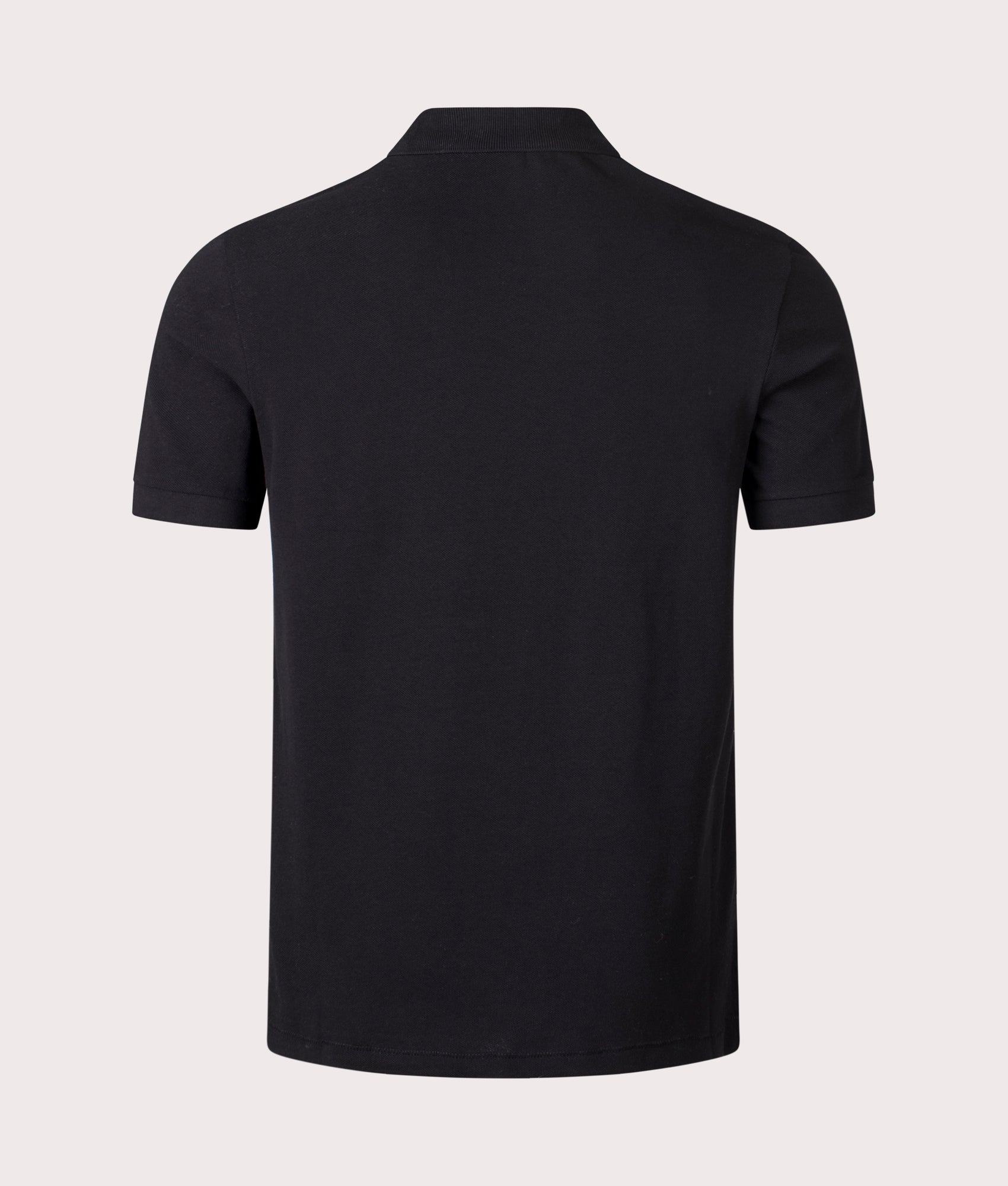 Zebra Polo Shirt in Black | 100% Organic Cotton | PS Paul Smith | EQVVS | Back shot 