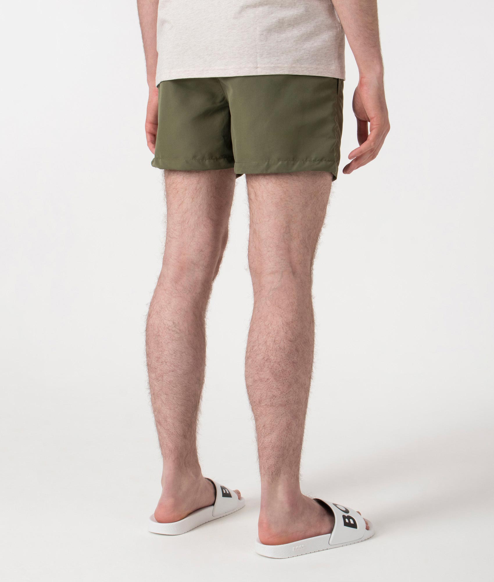 PS Paul Smith PS Zebra Swimshort in Military Green. Shot at EQVVS. Back shot