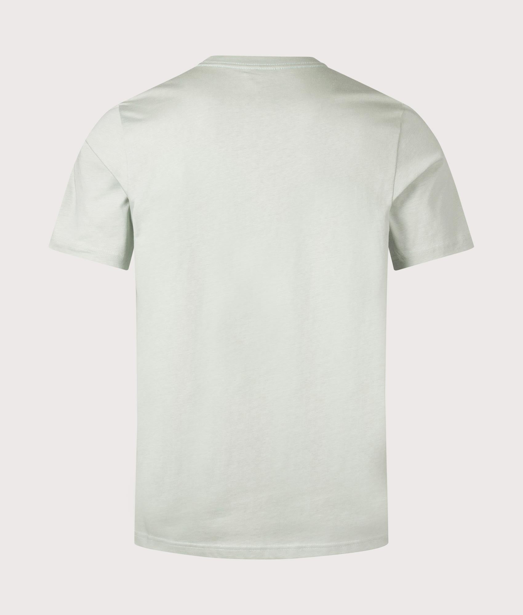 PS Paul Smith Organic Cotton Zebra T-Shirt in Green. Shot at EQVVS. Back shot.