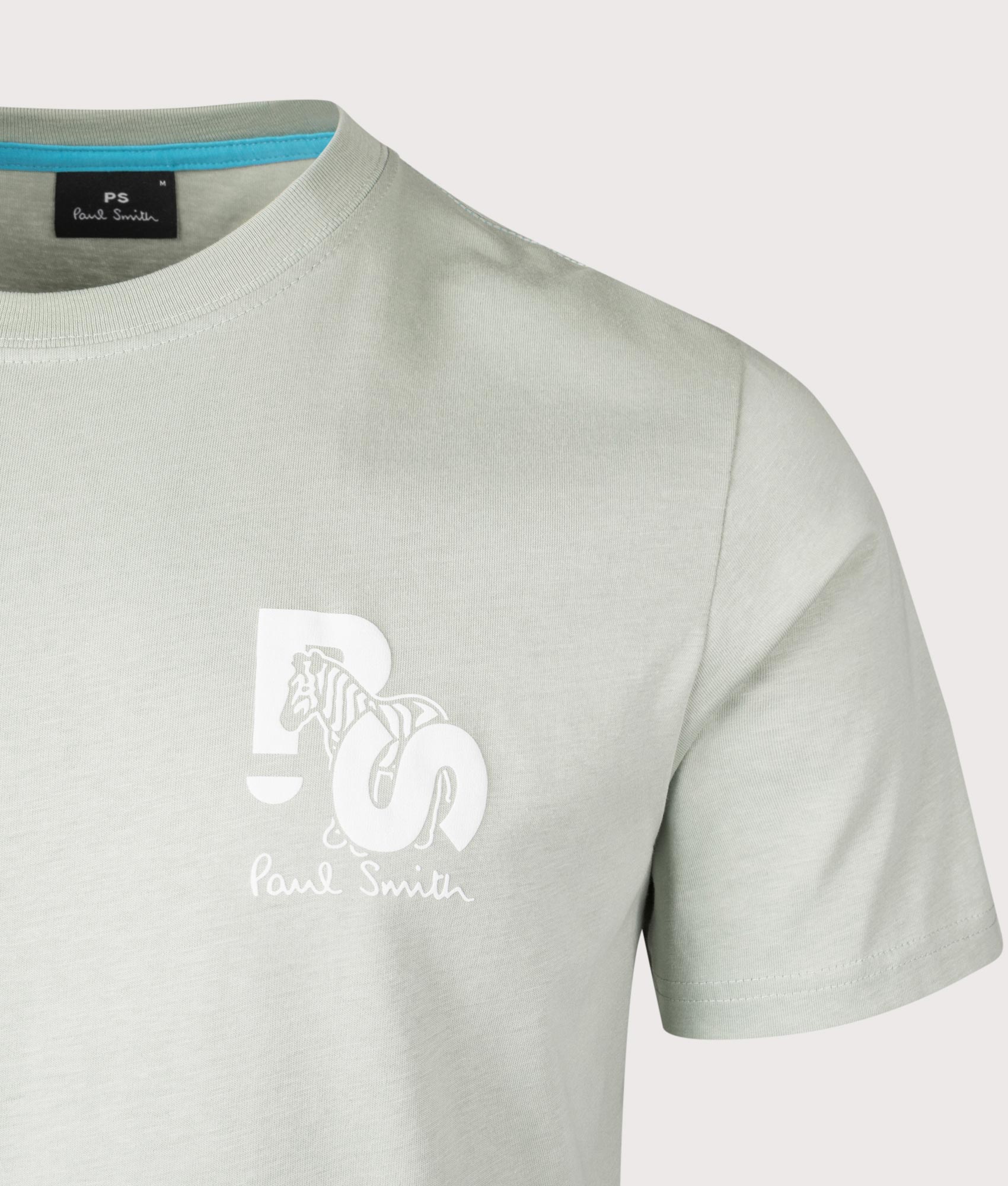 Regular Fit PS Logo Print T-Shirt