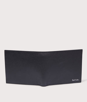 Wallet Billfold in Black. Leather | PS Paul Smith | EQVVS | Back shot 
