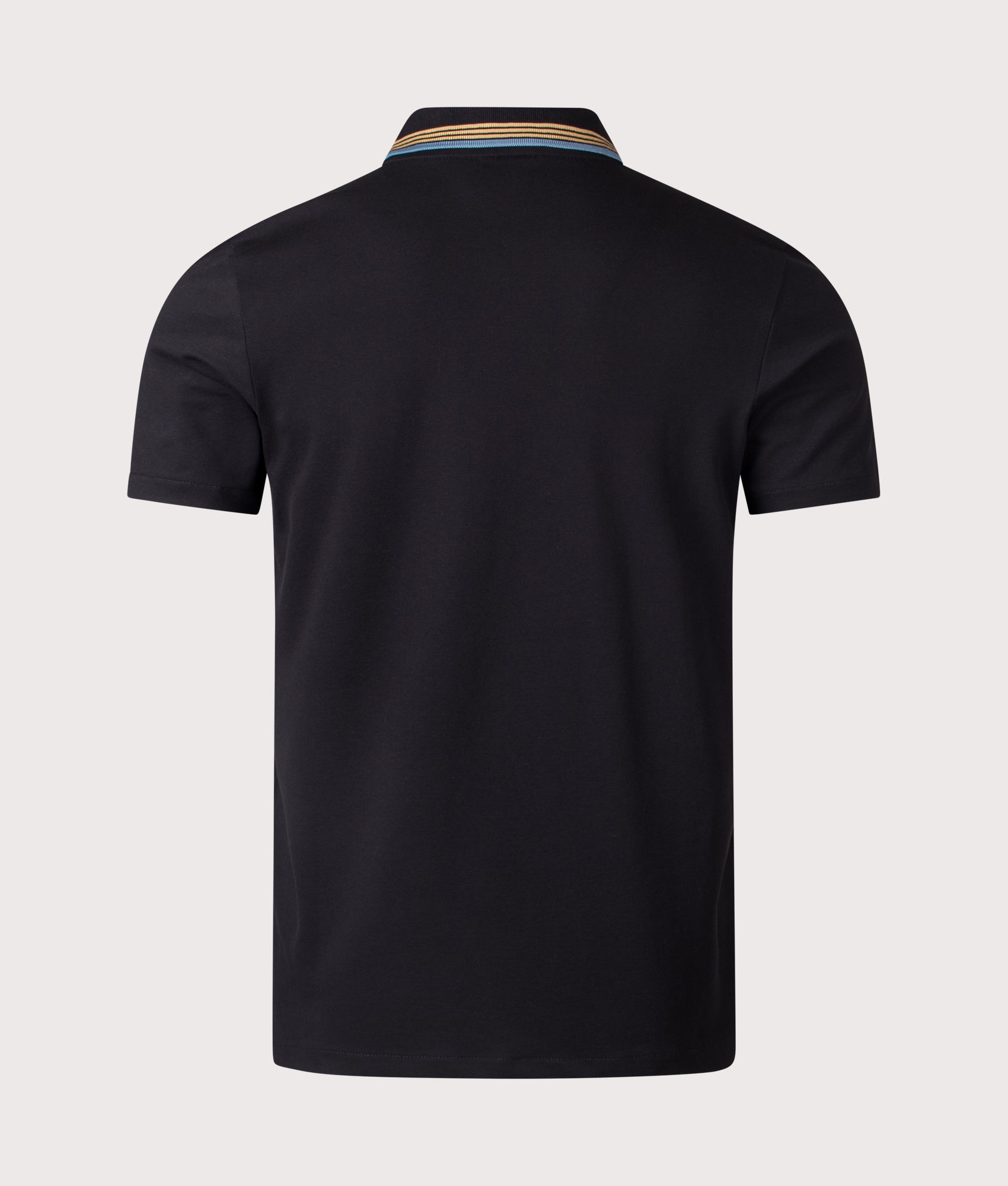 Quarter Zip Polo Shirt in Black | PS Paul Smith | EQVVS