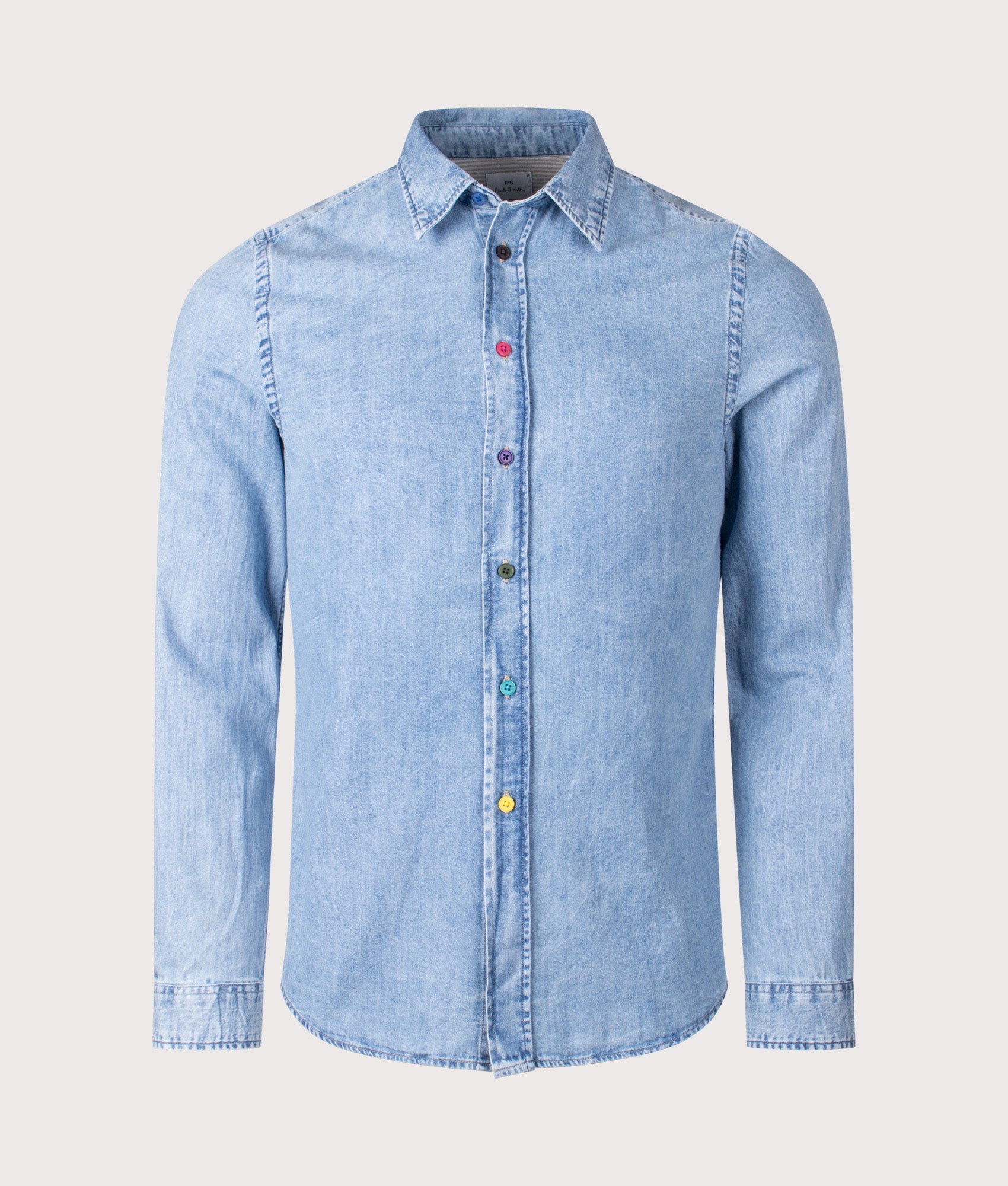 Slim Fit Buttons Shirt. Shot by EQVVS. Front shot.