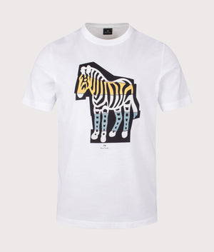 Cutout Zebra T-Shirt. Shot by EQVVS. Front shot.