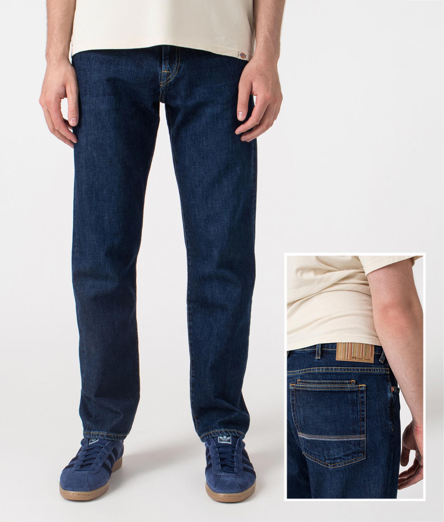 Relaxed Fit Jeans. Shot by EQVVS. Combined shot.