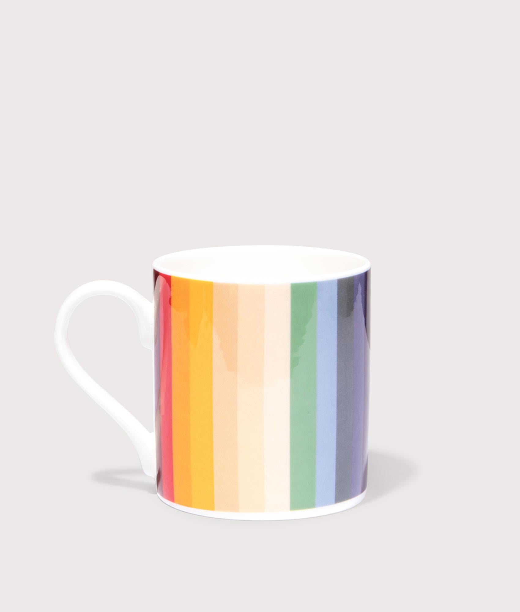 Bone China Printed Mug in Artist Stripe | PS Paul Smith | EQVVS | Mug shot 3