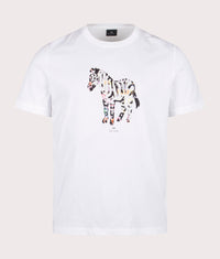 Zebra Large T-Shirt: 01 White 
