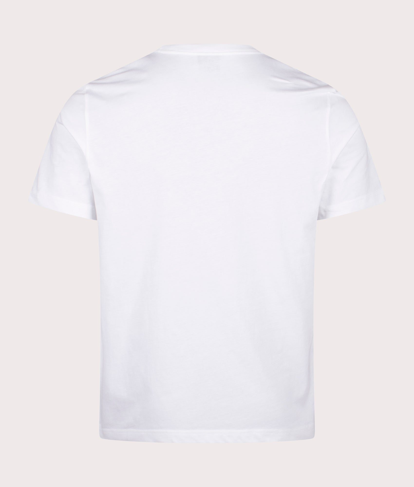 Zebra Large T-Shirt in White. 100% White | PS Paul Smith | Shot at EQVVS | Back shot 
