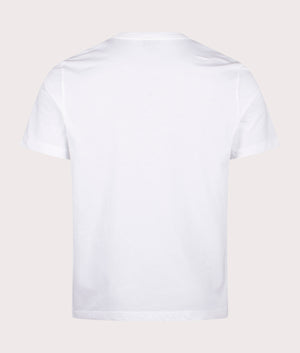 Zebra Large T-Shirt in White. 100% White | PS Paul Smith | Shot at EQVVS | Back shot 
