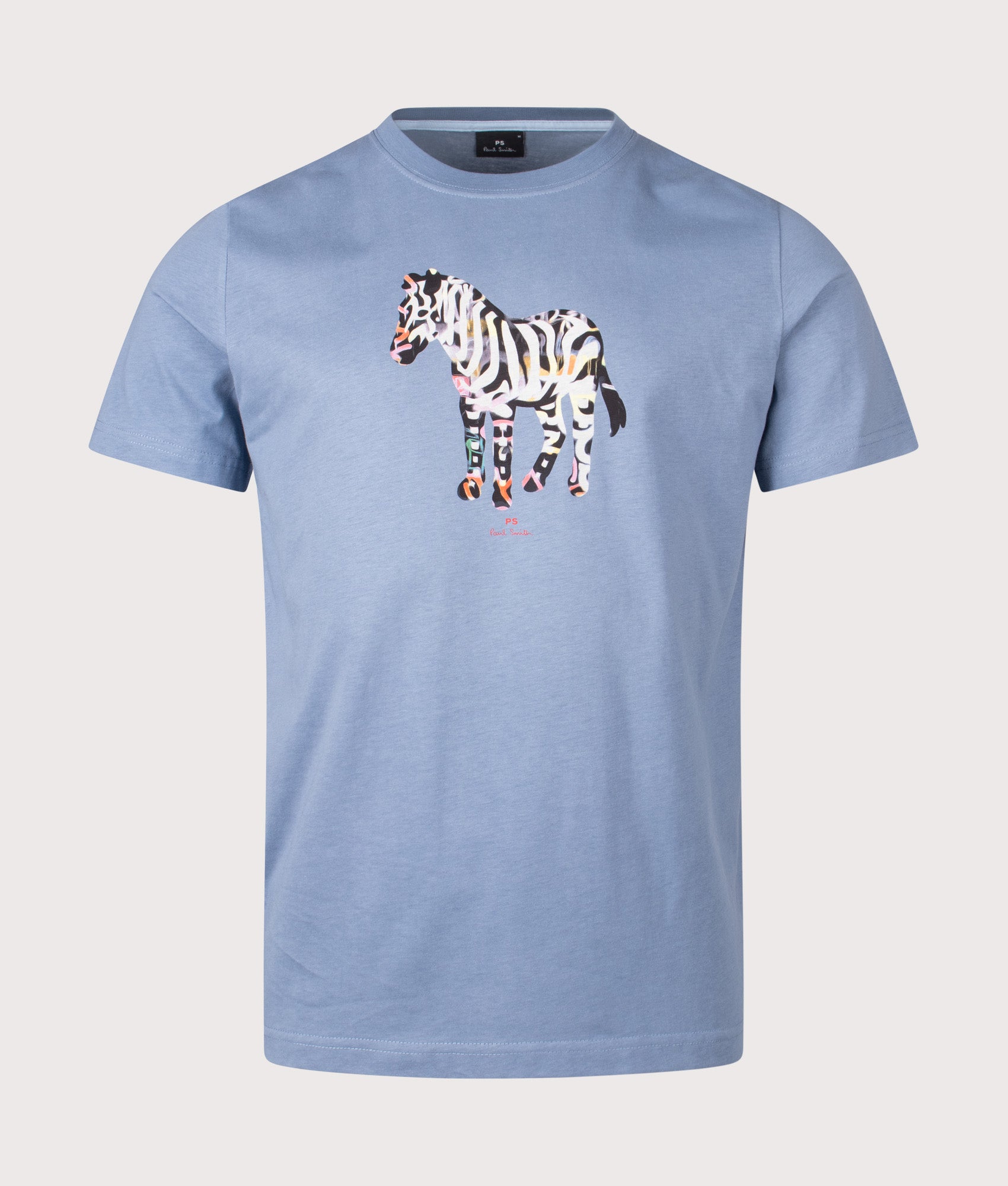 Zebra Large T-Shirt. Shot by EQVVS. Front shot.