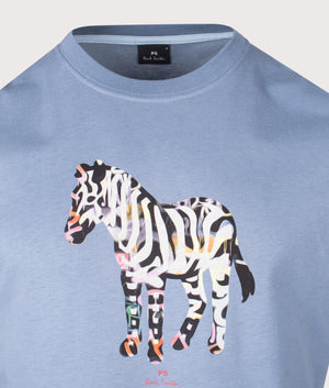 Zebra Large T-Shirt. Shot by EQVVS. Detail shot.