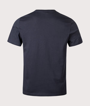 Robots T-Shirt in Very Dark Navy. 100% Cotton | PS Paul Smith | Shot at EQVVS | Back shot