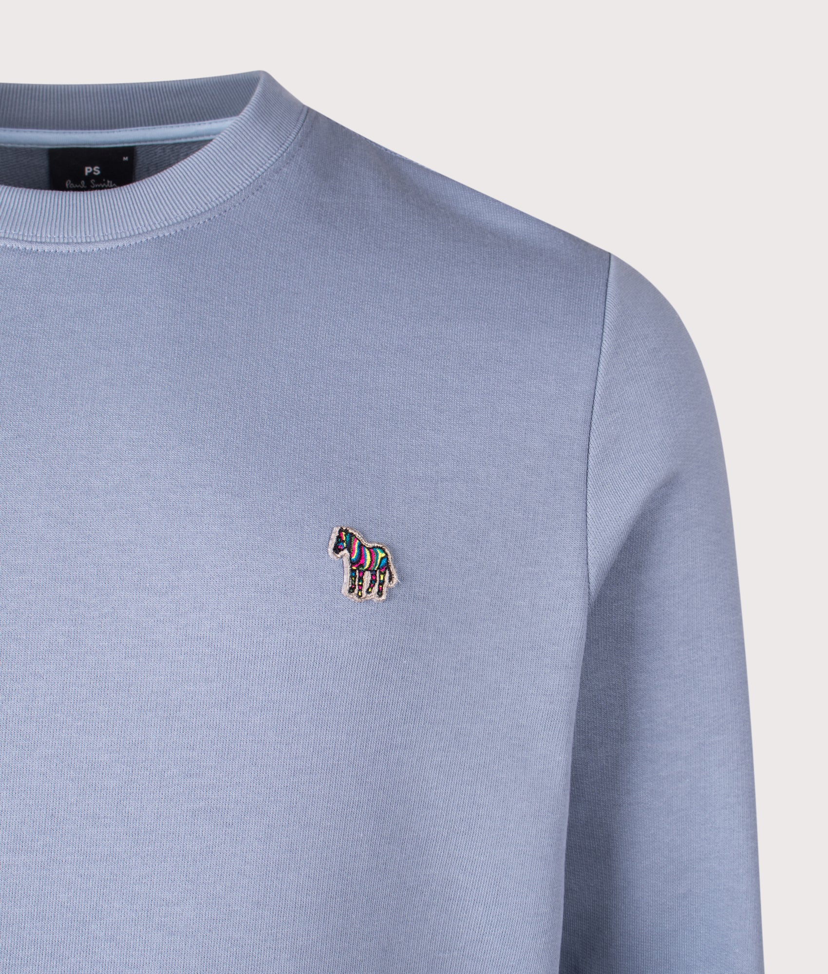 Zebra Sweatshirt. Shot by EQVVS. Detail shot.