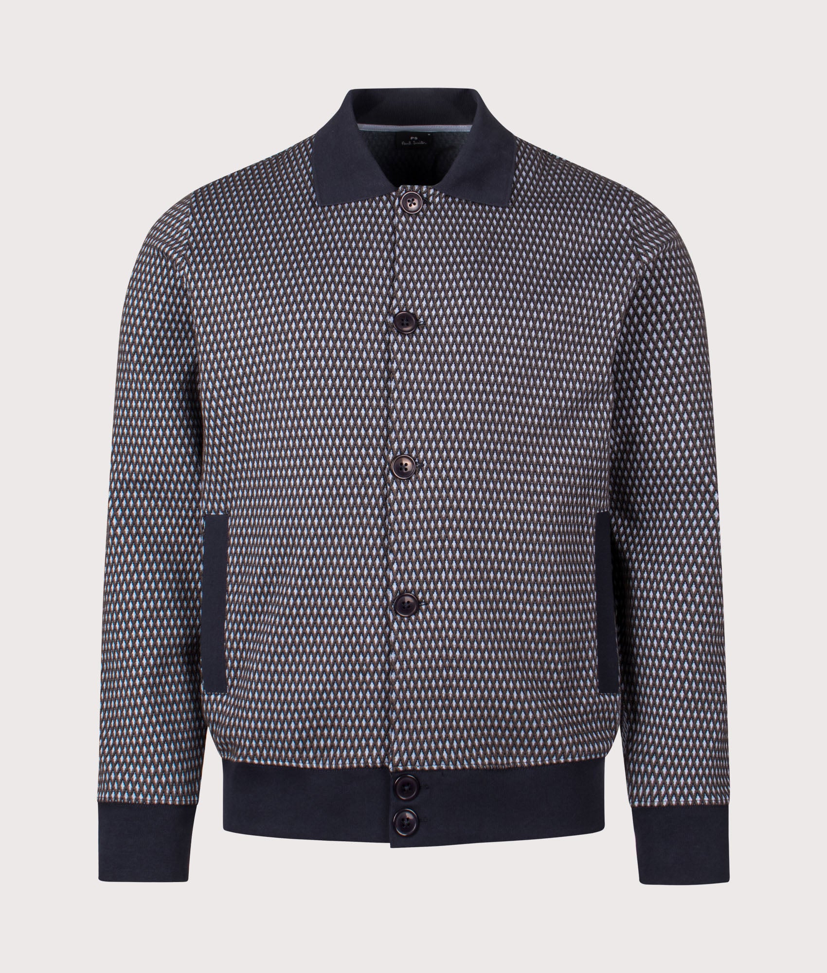 Cardigan Sweat in Light Blue | PS Paul Smith | EQVVS | Front shot 