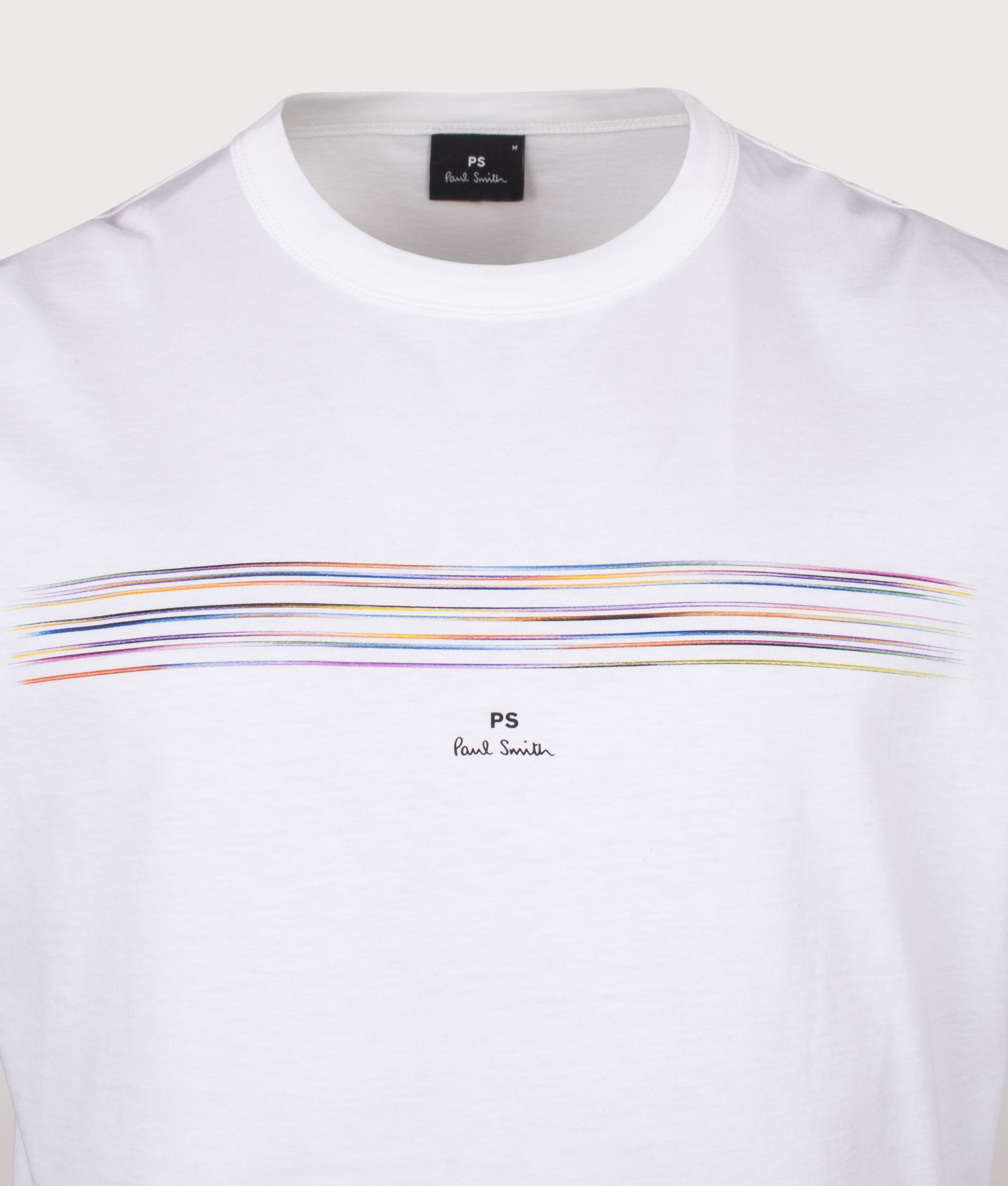 Relaxed Fit Stripe T-Shirt. Shot by EQVVS. Detail shot.