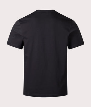 Relaxed Fit Stripe T-Shirt, by PS Paul Smith in Black. Shot by EQVVS. Back shot.