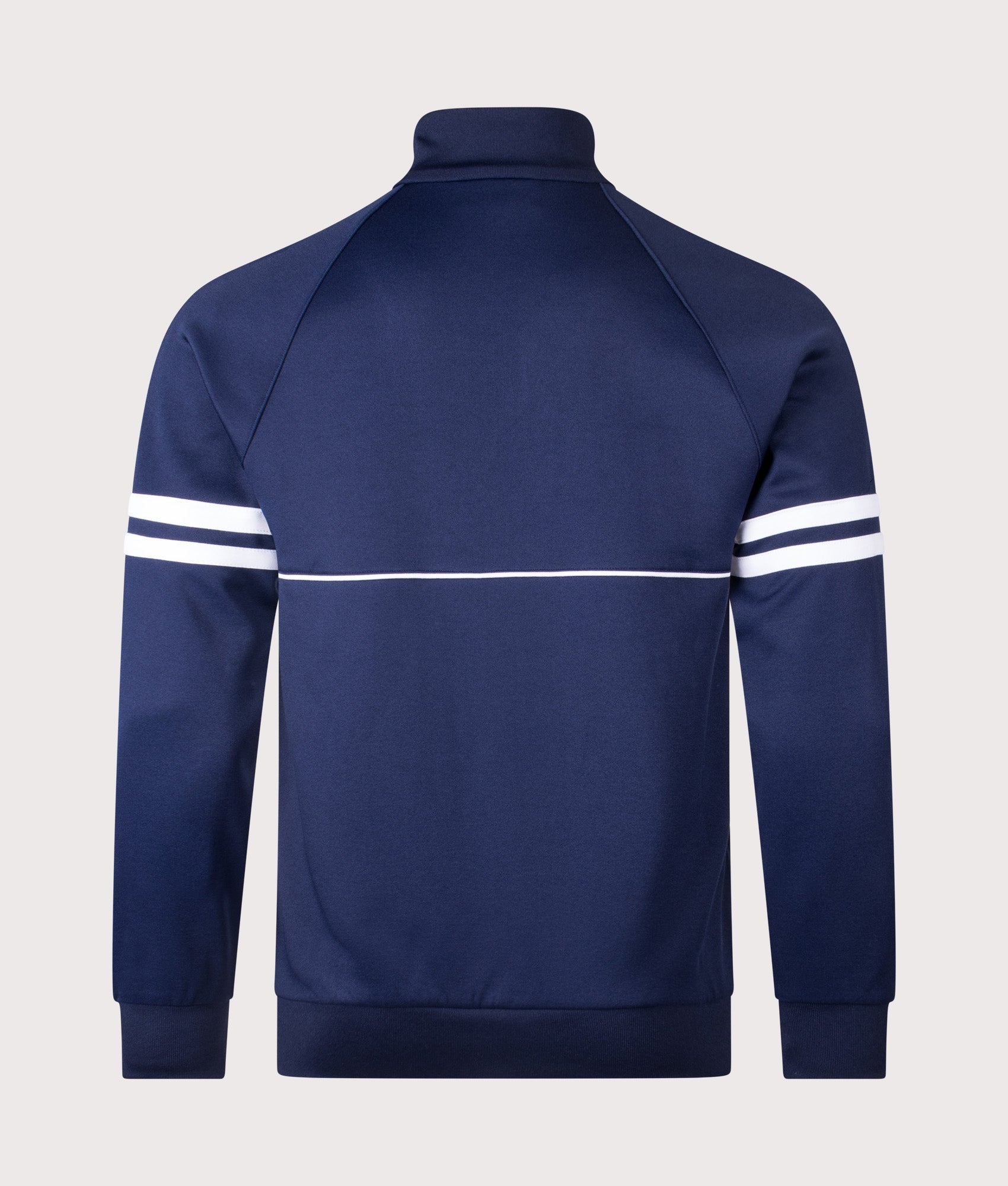 Orion Track Jacket by Sergio Tacchini in Maritime Blue/White. Shot by EQVVS. Back shot.