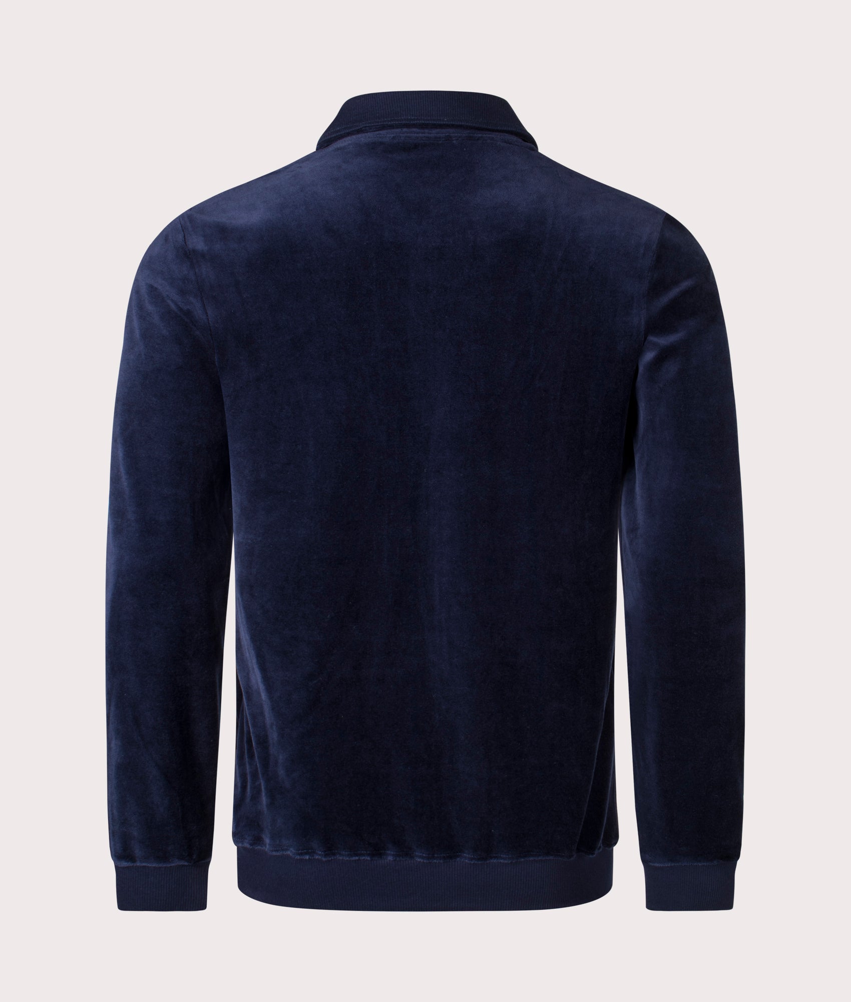 Spencer Velour Track Top in Maritime Blue by Sergio Tacchini. EQVVS Shot. 