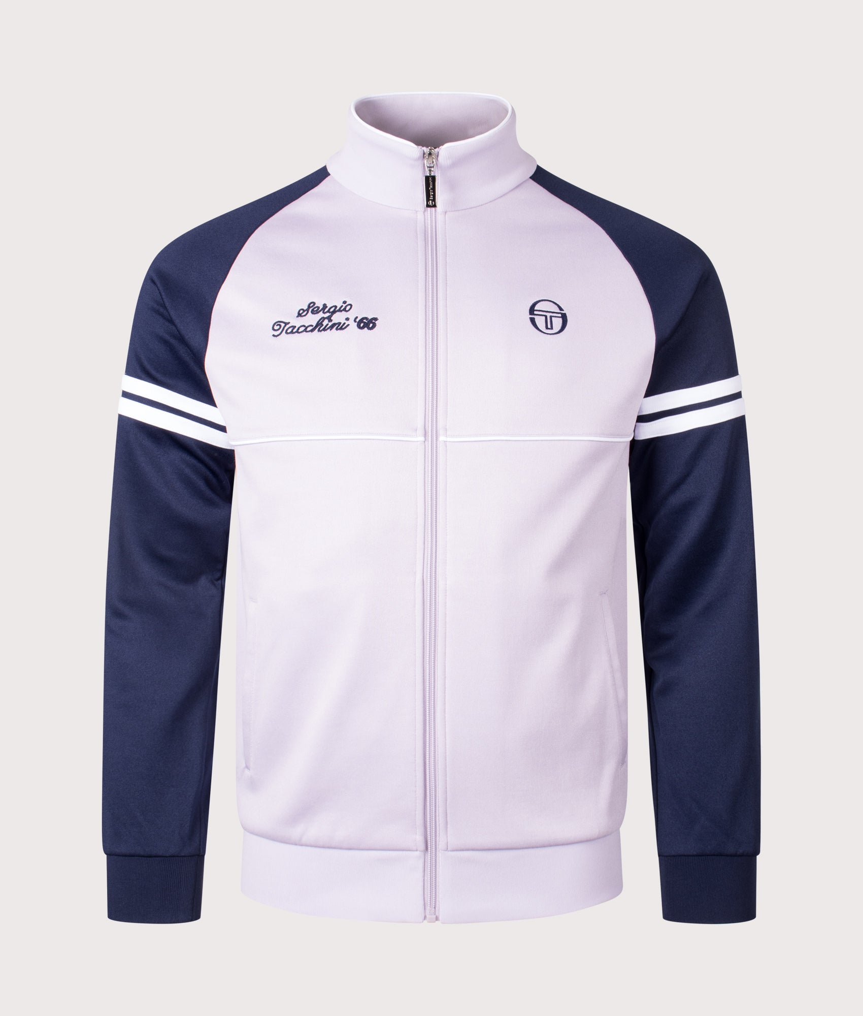 Orion Davis Track Top. Shot by EQQVS. Front shot.