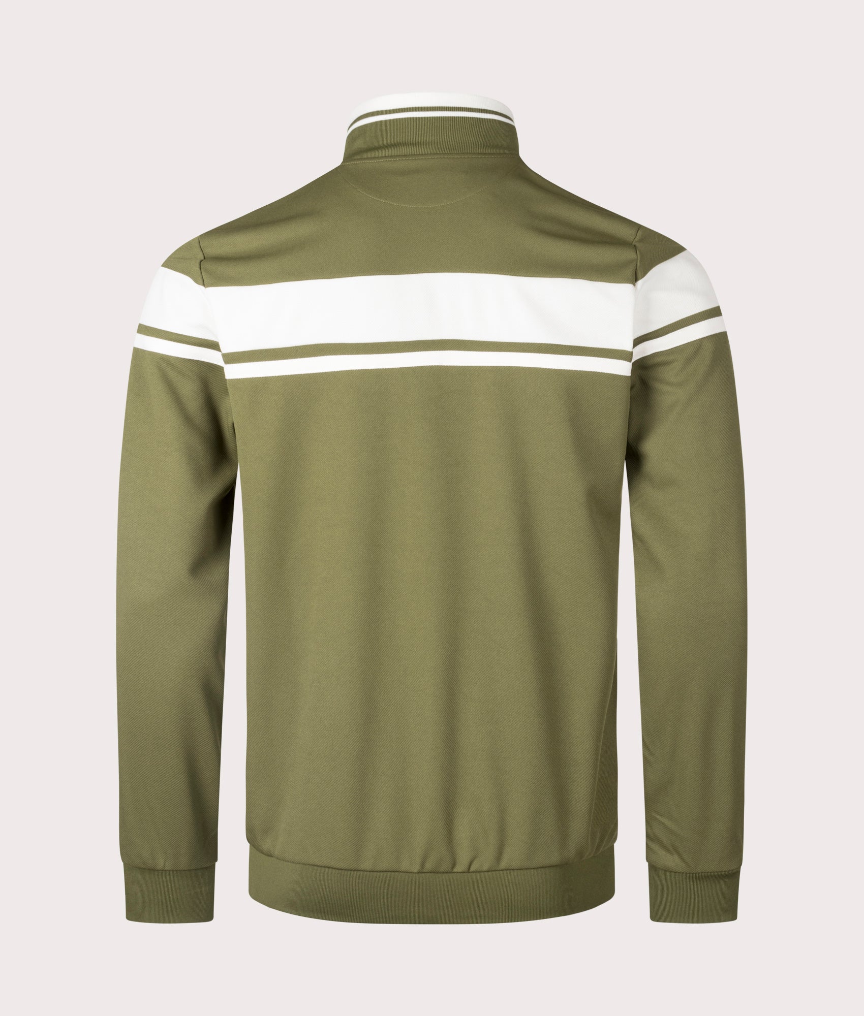 Sergio Tacchini, Damarindo Track Top, Sphagnum/Gardenia, Eqvvs Menswear, Back shot angle
