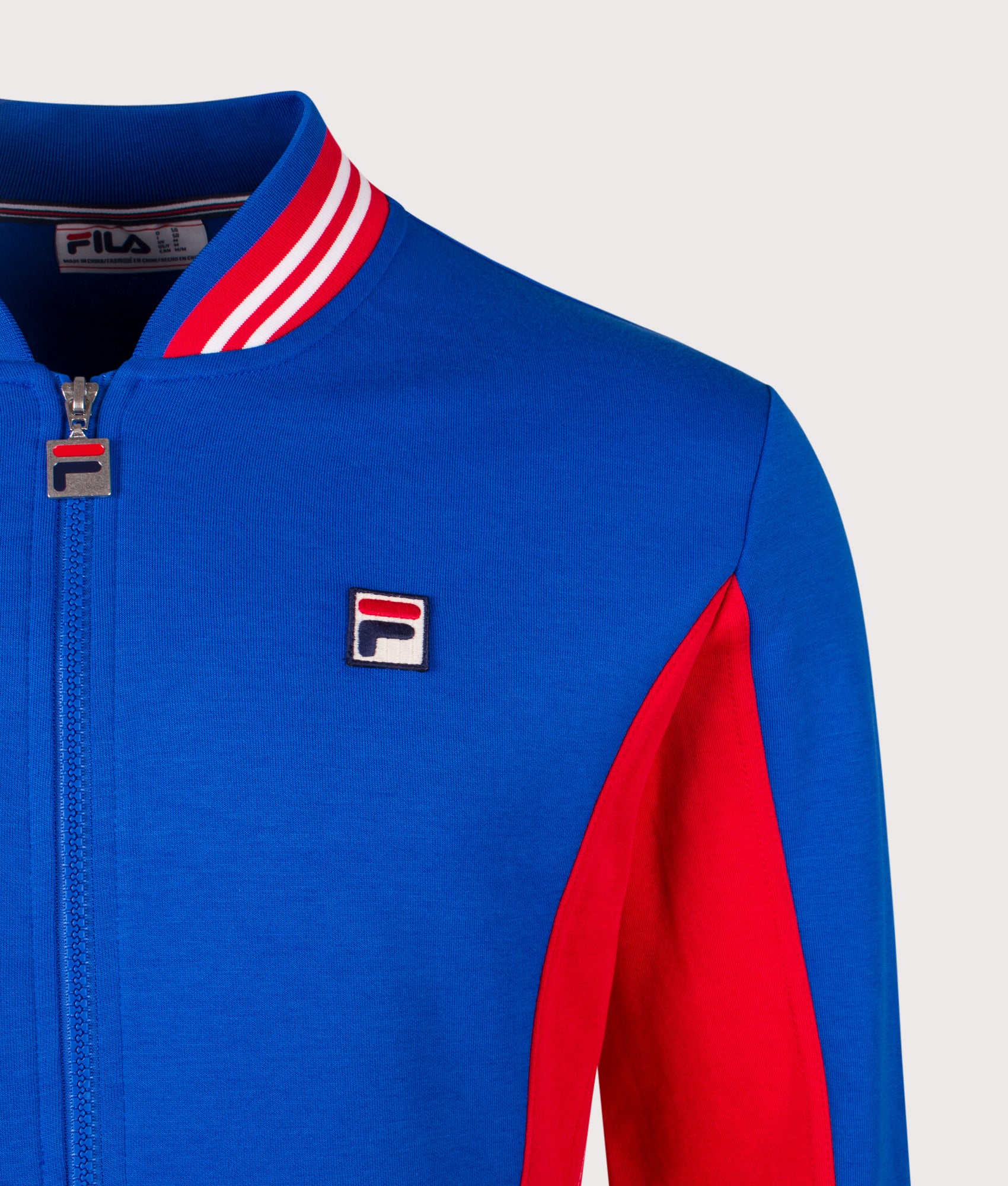 Settanta Baseball Track Jacket. Shot by EQVVS. Detail shot.