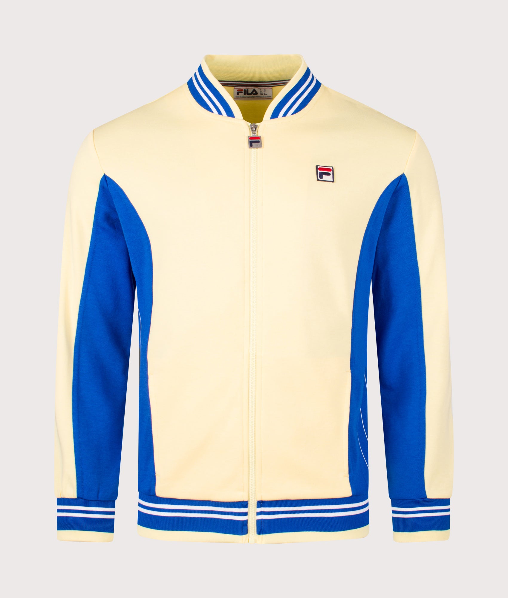 Settanta Baseball Track Jacket. Shot by EQVVS. Front shot.