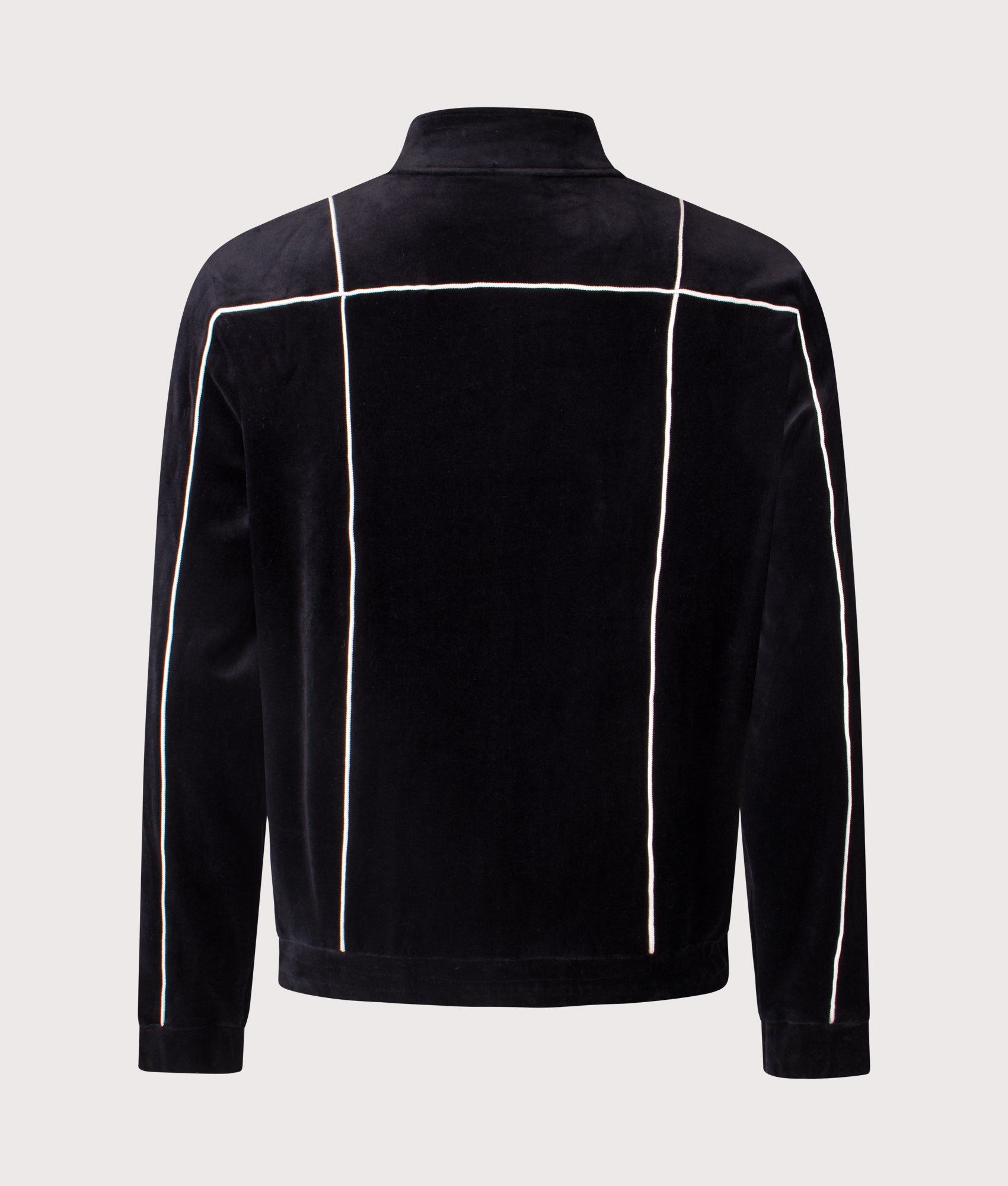 Nichols Velour Track Top. Shot by EQVVS. Back shot.