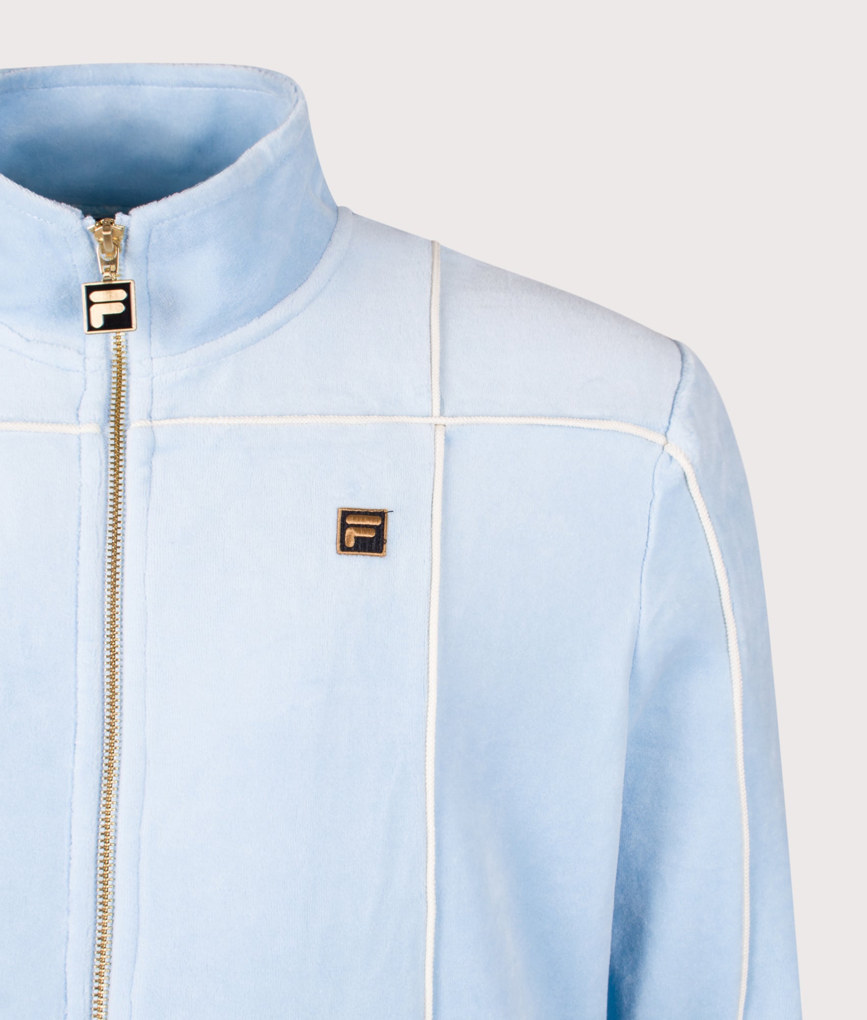 Nichols Velour Track Top. Shot by EQVVS. Detail shot.