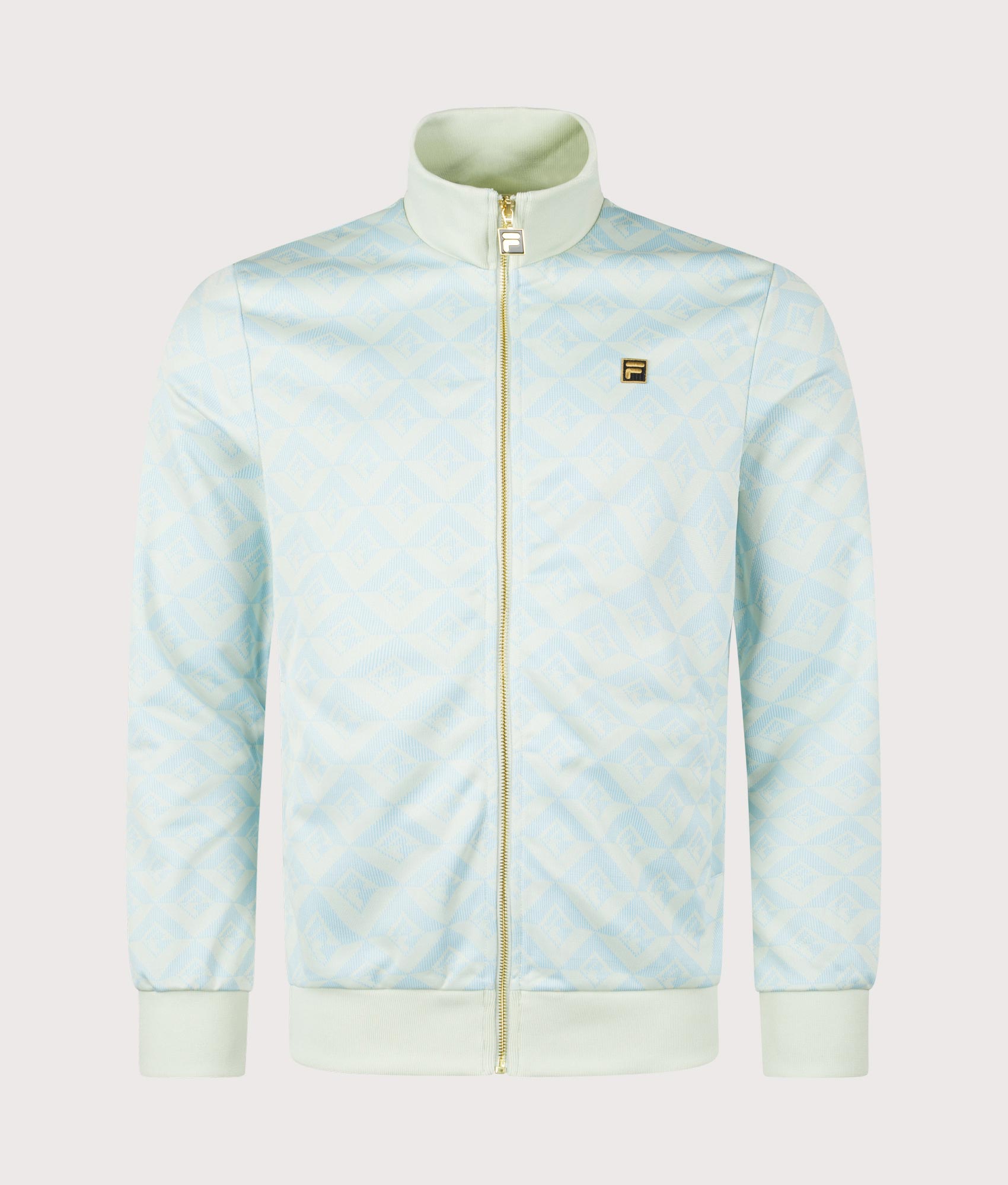 Hank Jaquard Geo Track Top. Shot by EQVVS. Front shot.