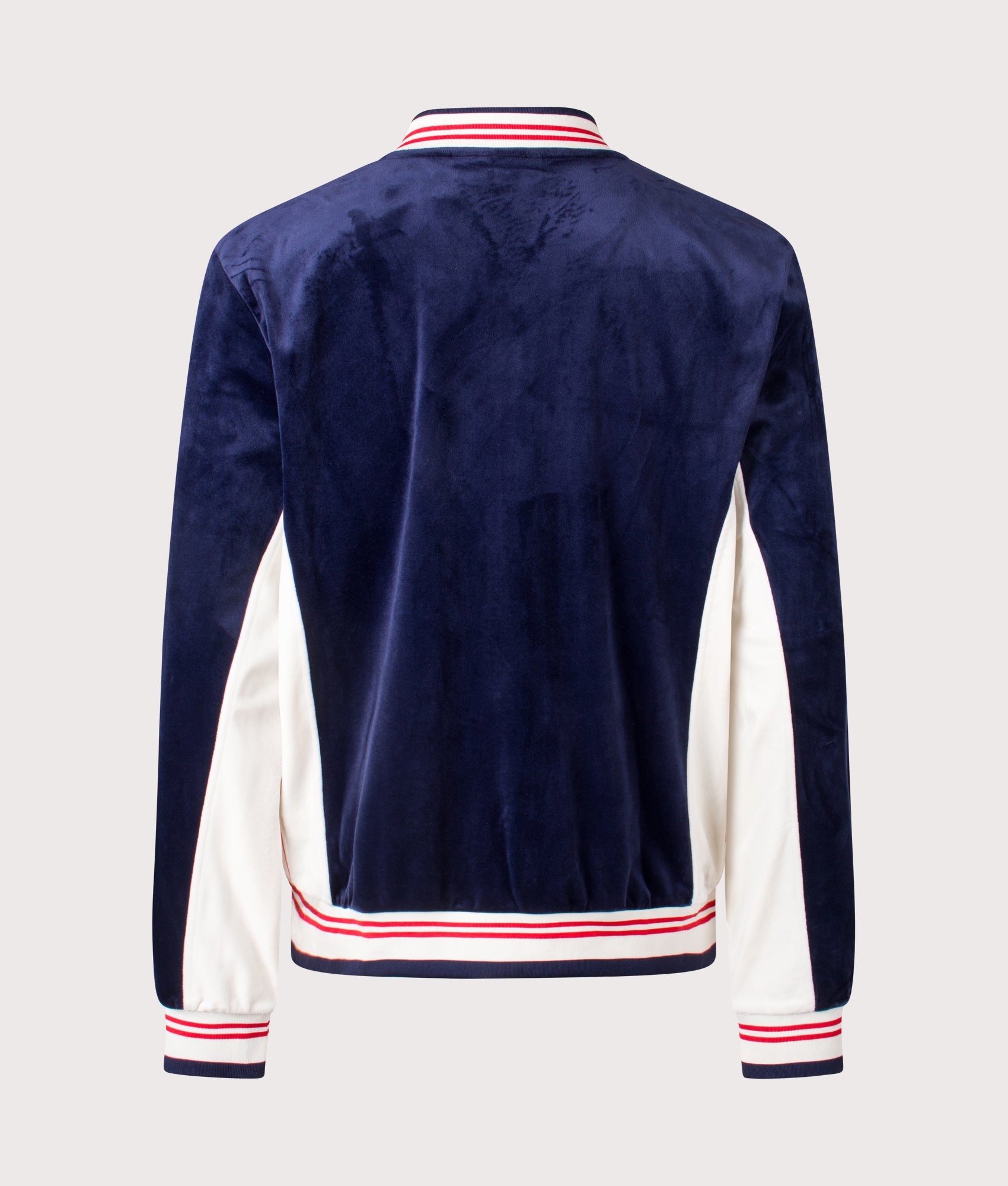 Miguel Velour Archive Track Jacket. Shot by EQVVS.Back shot.