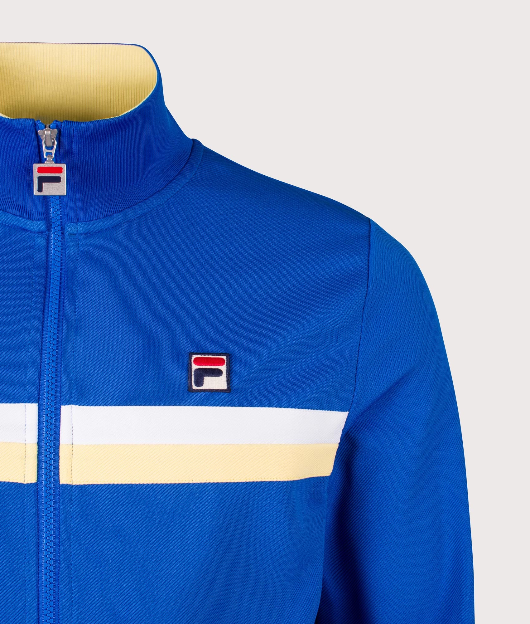 Jason Colour Block Track Jacket. Shot by EQVVS. Detail shot.