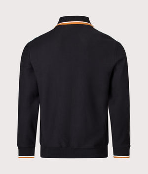 Giorno Track Top in Black | Cotton-Polyester Blend | Sergio Tacchini | EQVVS | Back shot 