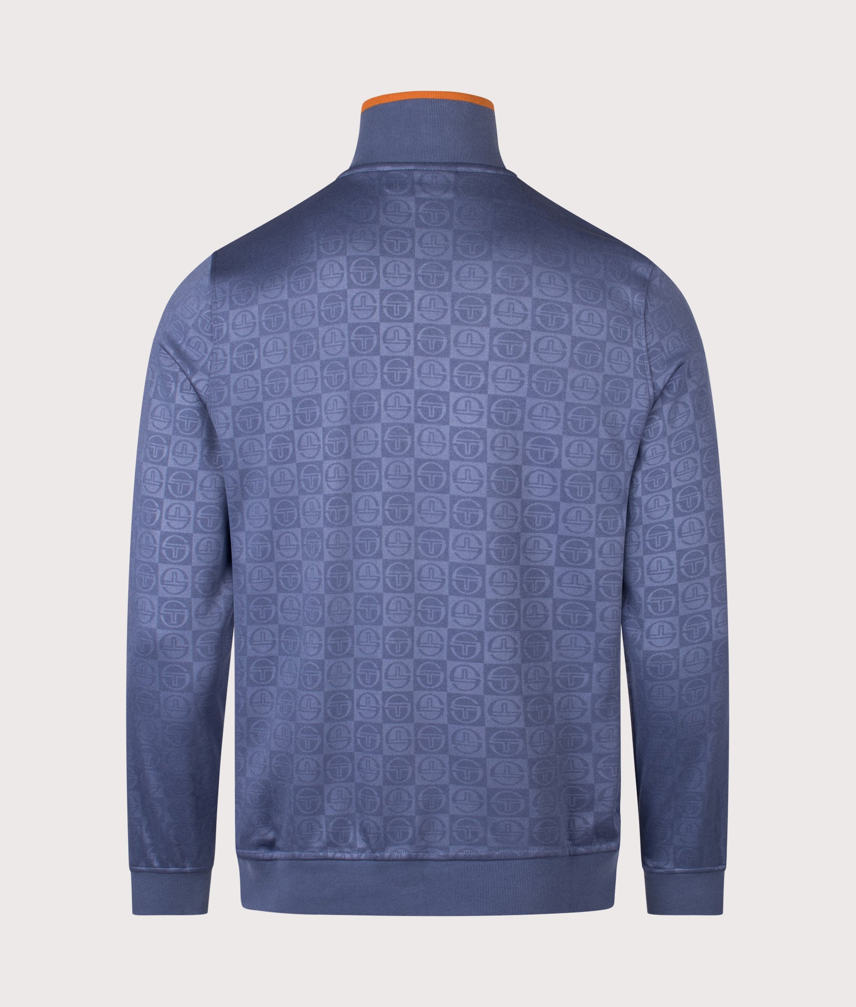 Santoro Mono Track Top in Vintage Indigo | Poly-Elastane Blend | Sergio Tacchini | EQVVS | Back shot 