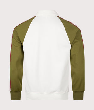 Renshaw Track Top in Gardenia/Avocado | Sergio Tacchini | EQVVS | Back shot 