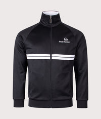 Dallas Track Top: 166 Black/White 