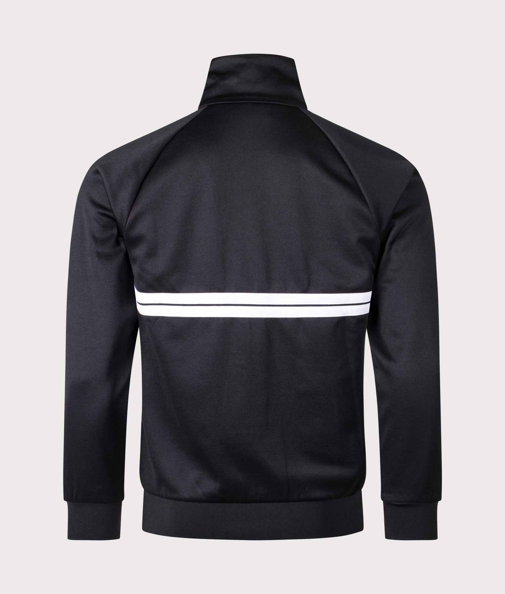 Dallas Track Top in Black/White | Sergio Tacchini | EQVVS | Back shot 