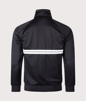 Dallas Track Top in Black/White | Sergio Tacchini | EQVVS | Back shot 