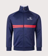Dallas Track Top: 303 Maritime Blue/White/Adrenaline Rush 