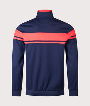 Damarindo Track Top in Maritime Blue/Adrenaline Rush | Sergio Tacchini | EQVVS | Back shot 