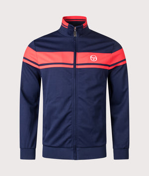 Damarindo Track Top in Maritime Blue/Adrenaline Rush | Sergio Tacchini | EQVVS | Front shot 
