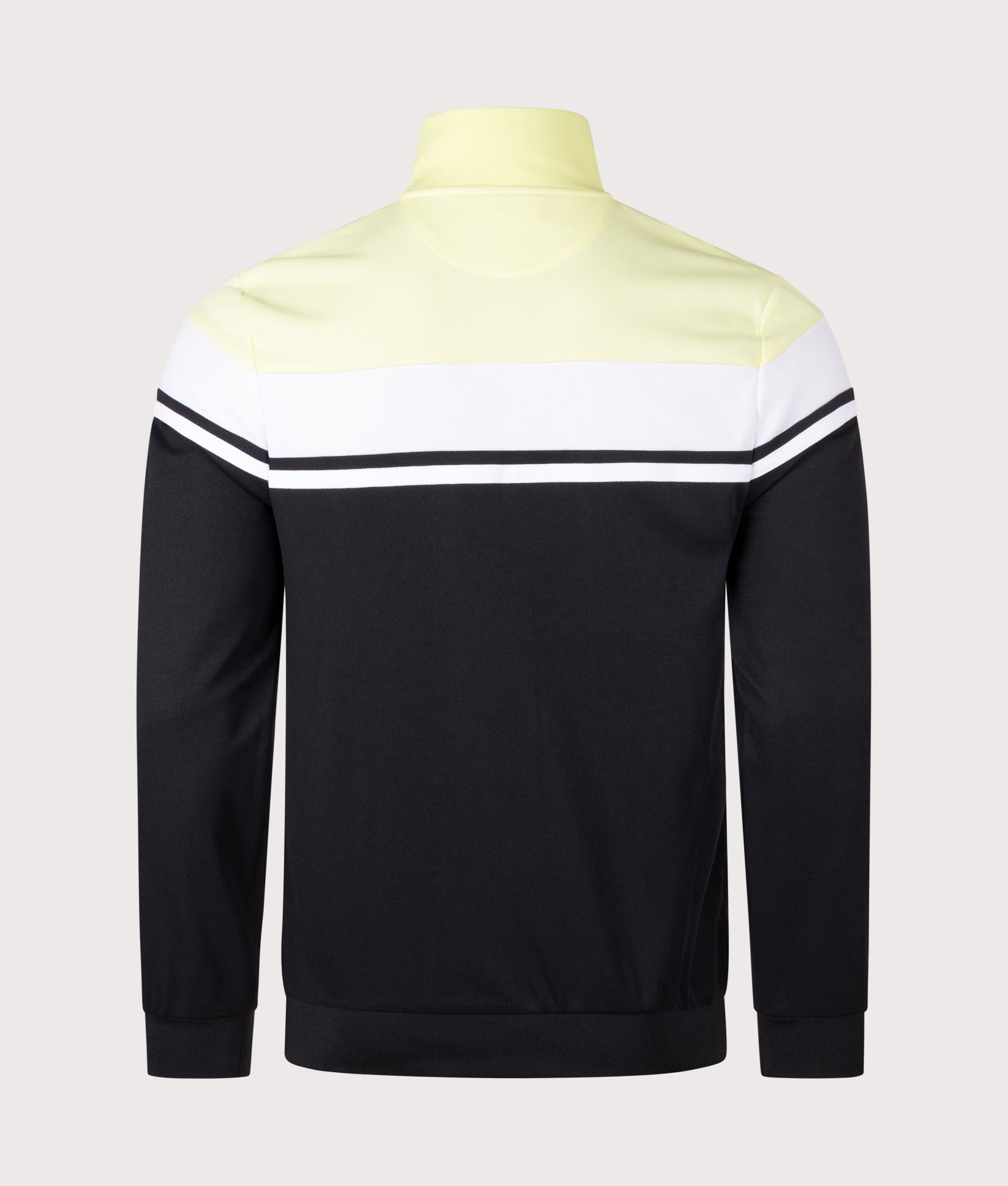 Damarindo Track Top in Wax Yellow/White/Black | Sergio Tacchini | EQVVS | Back shot 