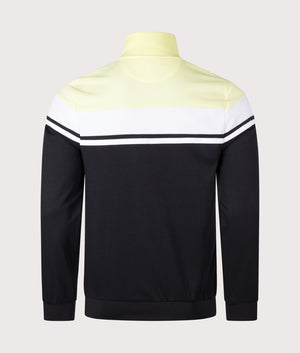 Damarindo Track Top in Wax Yellow/White/Black | Sergio Tacchini | EQVVS | Back shot 