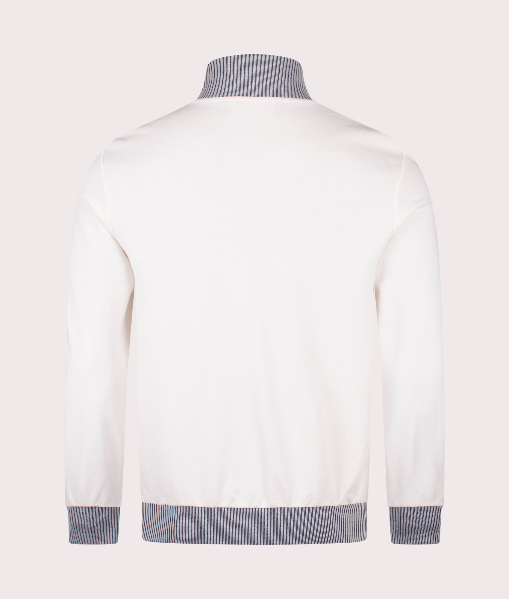 Zayn Lenticular Track Top in Gardenia/FILA Navy | FILA | EQVVS | Back shot 