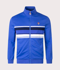 Vinnie Track Jacket: 473 Dazzling Blue/Fila Navy/Gardenia 