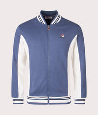 Settanta Baseball Track Jacket: 580 Vintage Indigo/Gardenia/Fila Navy 